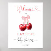 さくらんぼベビーシャワーへようこそ ポスター (正面)