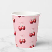 さくらんぼベビーシャワー赤ちゃんシャワー 紙コップ (正面)