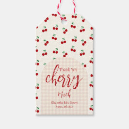 さくらんぼベビーシャワー ギフトタグ