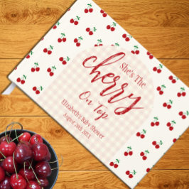 さくらんぼベビーシャワー ゲストブック