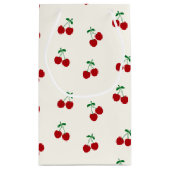 さくらんぼベビーシャワー スモールペーパーバッグ (裏面)