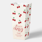 さくらんぼベビーシャワー フェイバーボックス (正面)