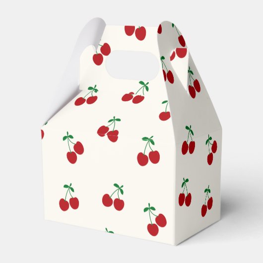 さくらんぼベビーシャワー フェイバーボックス (裏面サイド)