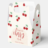 さくらんぼベビーシャワー フェイバーボックス (オープン)