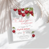 さくらんぼベビーシャワー |ベリースウィートベビー 招待状