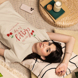 さくらんぼベビーシャワー Tシャツ