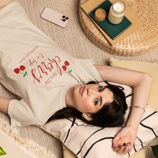 さくらんぼベビーシャワー Tシャツ