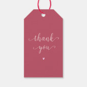 さくらんぼベリ素朴ースウィートベビーシャワー ギフトタグ (裏面)