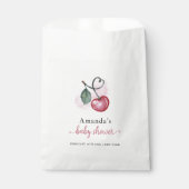 さくらんぼベリ素朴ースウィートベビーシャワー フェイバーバッグ (正面)