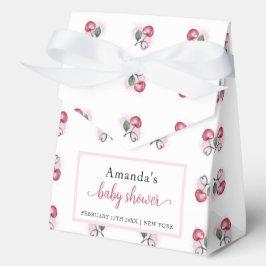 さくらんぼベリ素朴ースウィートベビーシャワー フェイバーボックス