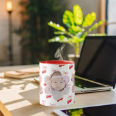 さくらんぼボウピンクの写真の子供 マグカップ