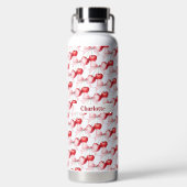 さくらんぼボーピンクの名前 ウォーターボトル (背面)