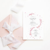 さくらんぼミニマルブロッサムフローラ結婚式招待状 招待状