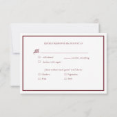 さくらんぼムーヴバラRSVP 出欠カード (裏面)