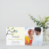 さくらんぼモダン花が鳥を愛する日付を保存 セーブザデート (スタンド正面)