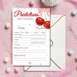 さくらんぼユニーク赤ちゃんシャワー予測ゲーム