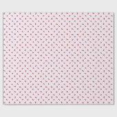 さくらんぼラップ紙 ラッピングペーパー (フラット)