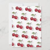 さくらんぼラブイズスウィートブライダルブランチパーティー 招待状 (裏面)