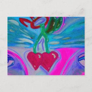 さくらんぼラブチフ ポストカード