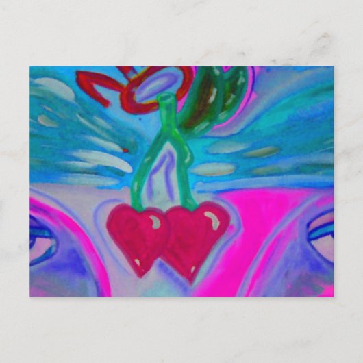 さくらんぼラブチフ ポストカード (正面)