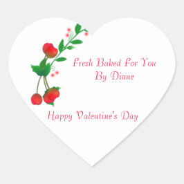 さくらんぼラベル ハートシール