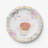 さくらんぼリトルかわいこちゃんパイパステルジンガムベビーシャワー ペーパープレート (正面)