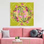 さくらんぼリース キャンバスプリント (インサイチュ (リビング))