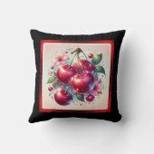 さくらんぼレッドキュートさくらんぼフローラガーリーピンク クッション