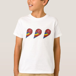 さくらんぼレッドスノコーンスヌコーン凍っていサマートリート Tシャツ