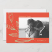 さくらんぼレッドスプラウト写真ホリデーカード シーズンカード (正面)