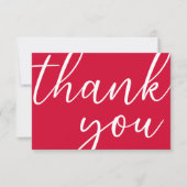 さくらんぼレッド誕生日スモダンクリプトありがとう サンキューカード (正面)