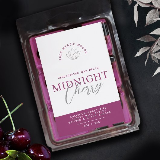 さくらんぼレッド香りワックスは製品ラベルを溶かす ワインラベル