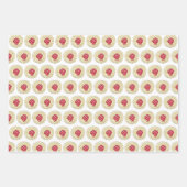 さくらんぼレモンデンマークペストリーブレックファーストペストリー ラッピングペーパーシート (正面3)