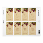 さくらんぼワインボトルラベル ラベル (フルシート)