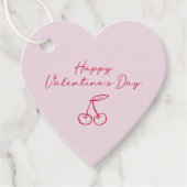 さくらんぼヴァレンティーンズデイピンク フェイバータグ (正面)