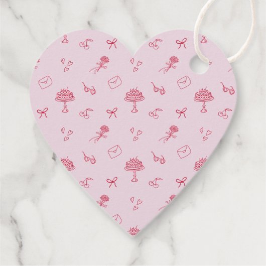 さくらんぼヴァレンティーンズデイピンク フェイバータグ (裏面)