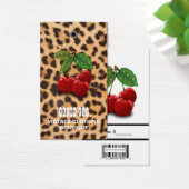 さくらんぼヴィンテージとバーコード衣料品価格ラベル (デスク)