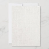 さくらんぼヴィンテージランタンリネン結婚ズ 招待状 (裏面)