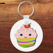 さくらんぼ上 キーホルダー (正面)