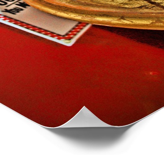 さくらんぼ上 ポスター (角)