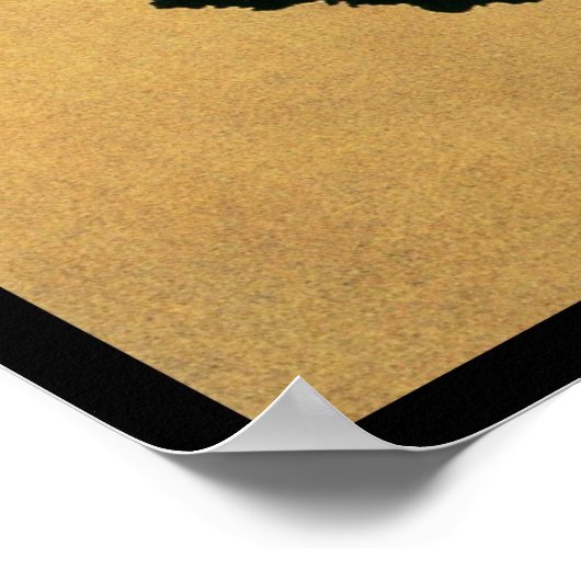 さくらんぼ中国のの花 ポスター (角)