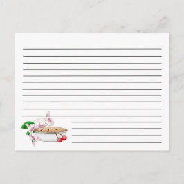 さくらんぼ円レシピカード ポストカード