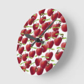 さくらんぼ円 ラウンド壁時計 (傾斜)