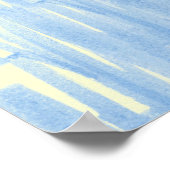 さくらんぼ分岐オンブルー ポスター (角)