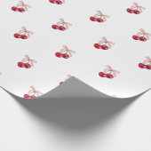 さくらんぼ包装紙 ラッピングペーパー (角)