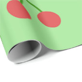 さくらんぼ及び白花包紙 ラッピングペーパー (ロールコーナー)