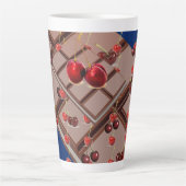 さくらんぼ善 カフェラテマグ (正面)