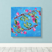 さくらんぼ壮麗 キャンバスプリント (インサイチュ (ウッドフロア))