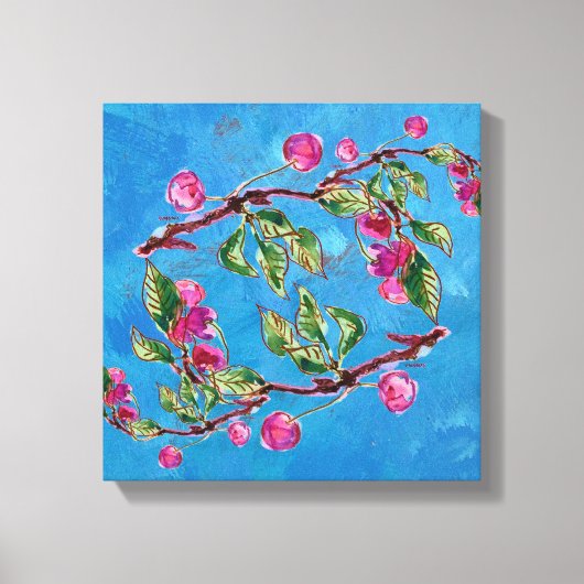 さくらんぼ壮麗 キャンバスプリント (正面)