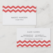 さくらんぼ山型モダン名刺 名刺 (正面/裏面)